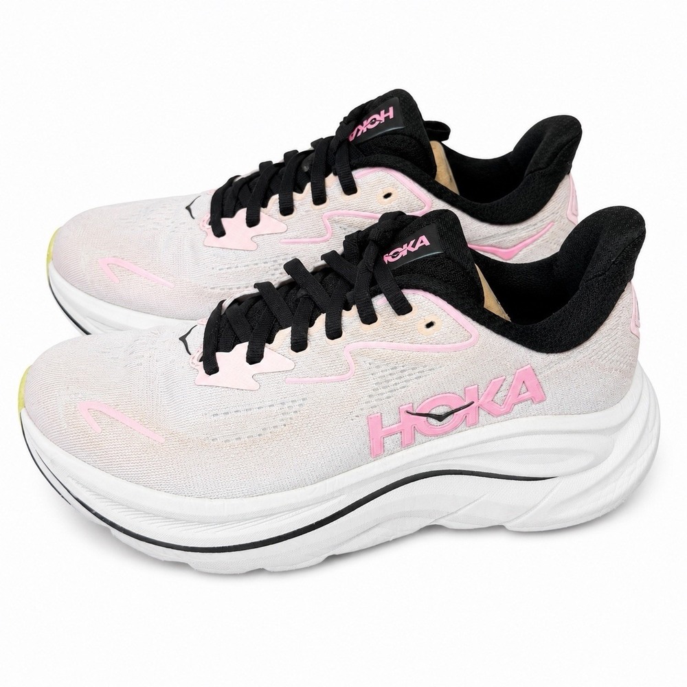 Hoka Clifton 10 Carnation /Starlight Glow 1162031-CTNS Women's 6.5 Running Shoes